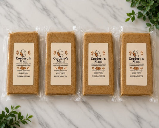 Turrón de Maní Molido Cubano - 4-Pack (Free Shipping)