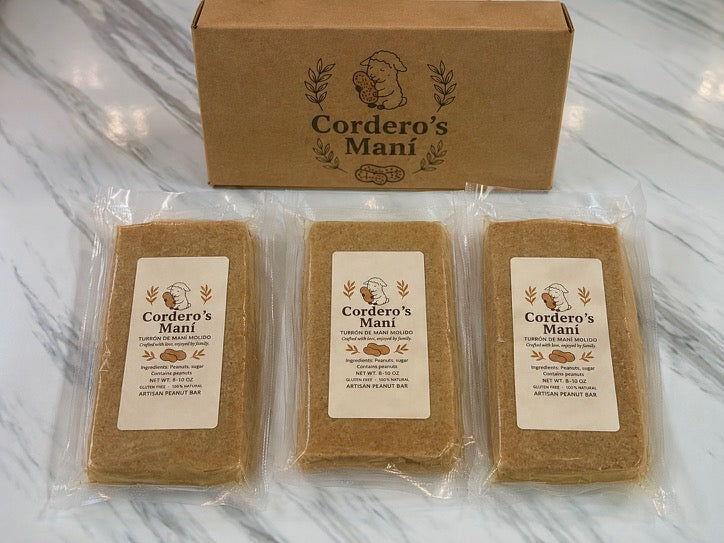 Turrón de Maní Molido Cubano